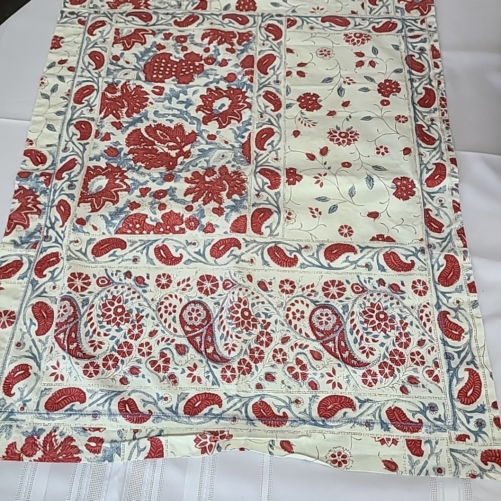 Lauren Ralph Lauren Vintage Pillow Sham 28x24" Kelsey Bohemian Paisley